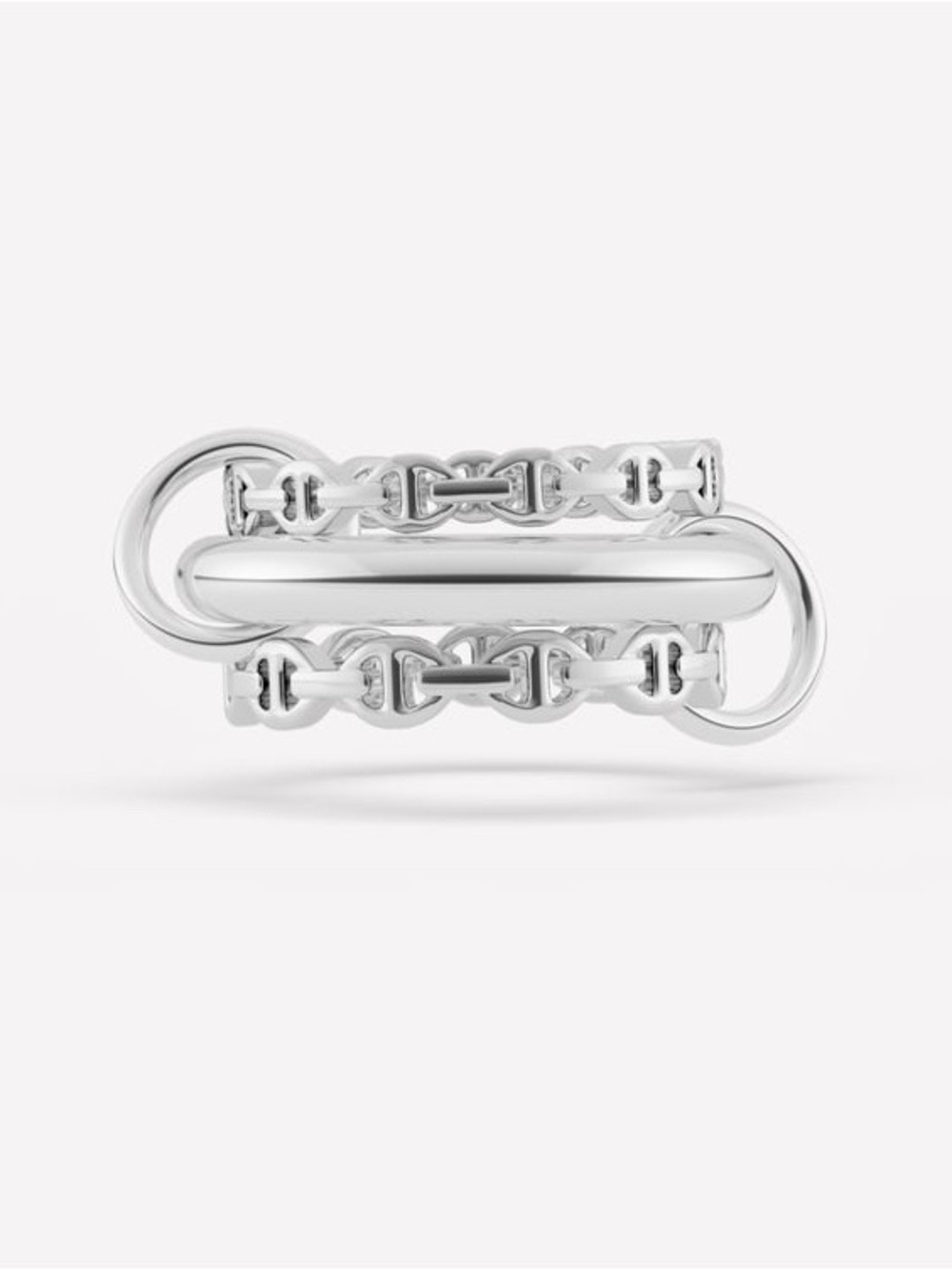 Spinelli Kilcollin x Hoorsenbuhs Microdame SK Silver Ring Size 5